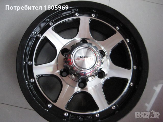 4бр. ал. джанти Team A-line 6x139,7 , 7x 15 , ET20 , централен отвор 106,2, снимка 3 - Гуми и джанти - 34085628