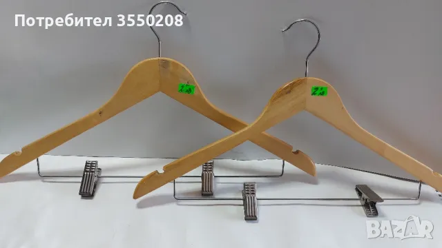 Дървени закачалки за дрехи, снимка 3 - Други - 48677979