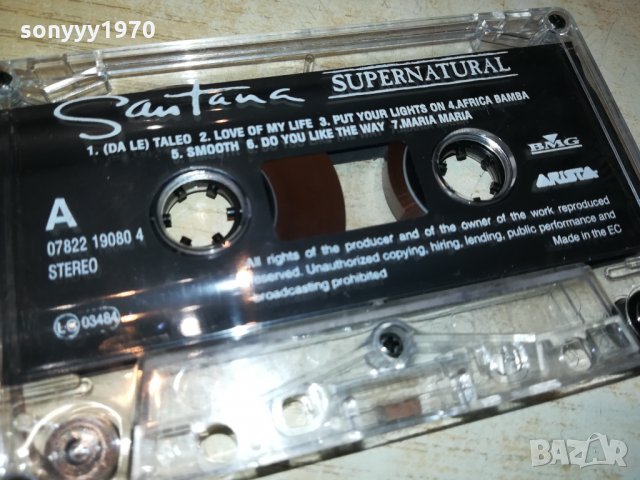 SANTANA-АУДИОКАСЕТА 0710211955, снимка 15 - Аудио касети - 34386082