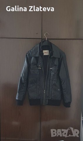  Яке Only от естествена кожа, снимка 4 - Якета - 29863065