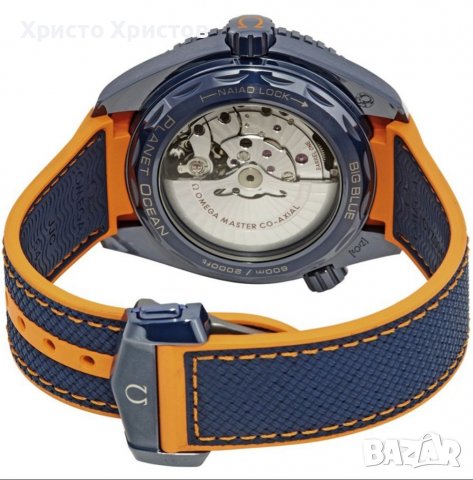 Мъжки луксозен часовник Omega Seamaster Planet Ocean  BIG BLUE , снимка 4 - Мъжки - 36610489