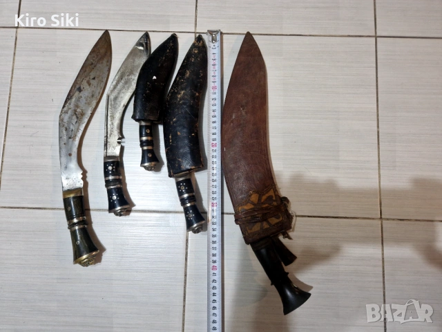 Лот ножове кукри, снимка 2 - Антикварни и старинни предмети - 53056131