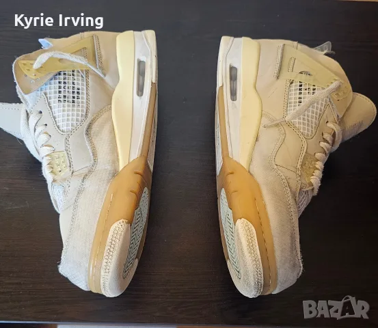 Маратонки Air Jordan 4 Off White SP sail Nike basketball NBA, снимка 3 - Спортни обувки - 56139985