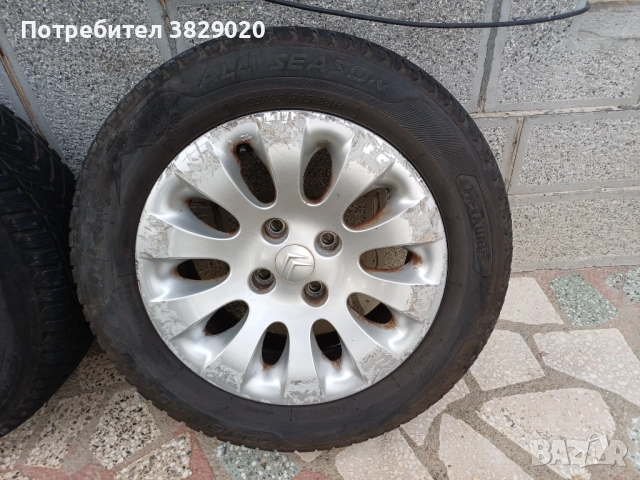  гуми с джанти за Ситроен (Пежо), снимка 5 - Гуми и джанти - 52390516