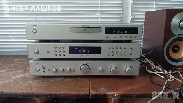 rotel ra-05+rotel rt-06 dab+rotel rcd-06, снимка 3 - Ресийвъри, усилватели, смесителни пултове - 47906528