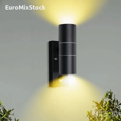 Външна стенна лампа Unikcst 10W със сензор за движение IP44
