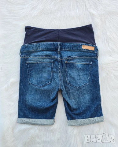 Къси дънки за бременни H&M размер М/Л, снимка 2 - Дрехи за бременни - 51086724