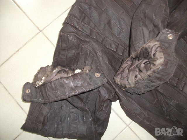 Рокерско кожено яке ,уникален модел, снимка 8 - Якета - 31628572