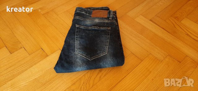 zara man jeans оригинал denim collection размер 32 slim fit, снимка 9 - Дънки - 29527875