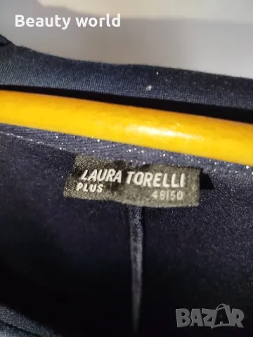 Дамско синьо яке 3 хл, снимка 5 - Якета - 50034362