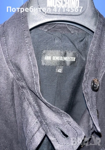 Дизайнерска риза дреха Ann Demeulemeester , снимка 2 - Ризи - 54102895