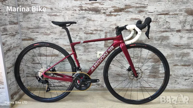 НОВ карбонов шосеен велосипед Argon 18 Sum Shimano 105 11S Fulcrum 600 | XS