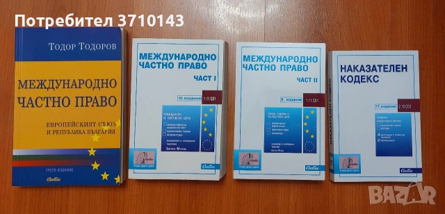 Право - МЧП, Наказателен кодекс, ПИ