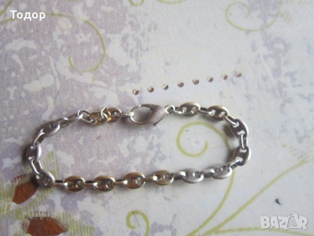 Дизайнерска позлатена сребърна гривна 4, снимка 5 - Гривни - 35194099