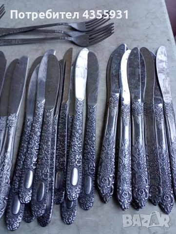 стари немски прибори  хранене  старинни немски прибори за хранене антикварни прибори , снимка 3 - Антикварни и старинни предмети - 50700317