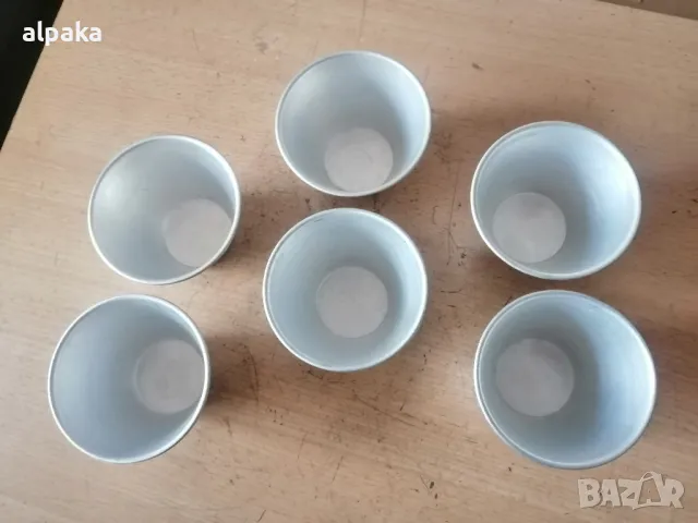 Продавам алуминиеви чашки за крем карамел, снимка 5 - Съдове за готвене - 47004862