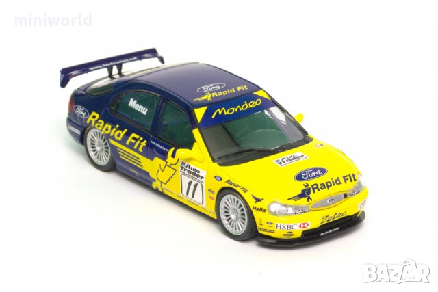 Ford Mondeo Zetec Alain Menu BTCC 2000 - мащаб 1:43 на Atlas моделът е нов в кутия, снимка 7 - Колекции - 32118894