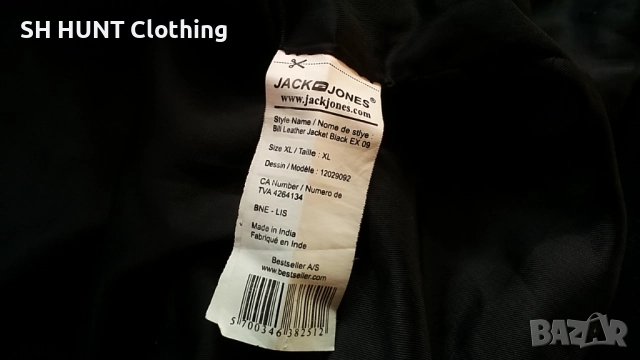 Jack & Jones Original Leaher Jacket размер L / XL мъжко естествена кожа 2-27, снимка 15 - Якета - 52691250
