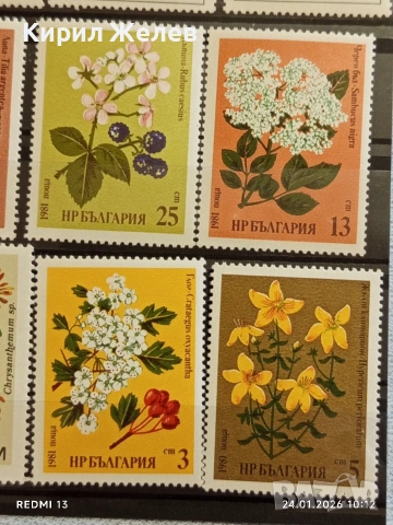 Стари пощенски марки без печат ЦВЕТЯ ВИЕТНАМ,НРБ за КОЛЕКЦИЯ 52072, снимка 9 - Филателия - 53208310