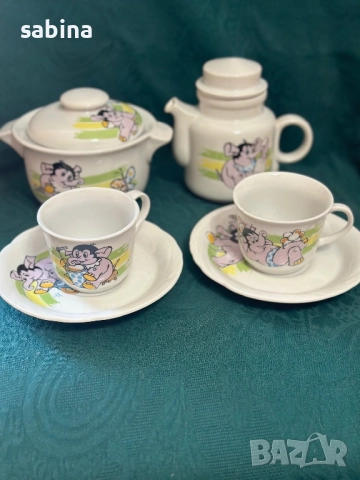 Детски български порцеланов сервиз на Диамант, Разград, снимка 2 - Сервизи - 51926437