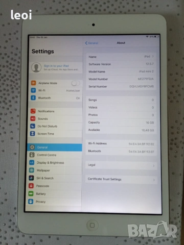 Таблет iPad mini2 7.9"/16GB  WiFi, снимка 2 - Таблети - 50168240