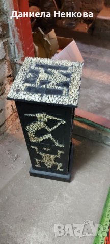 Дървена колонка за дискове, снимка 3 - Декорация за дома - 40294785