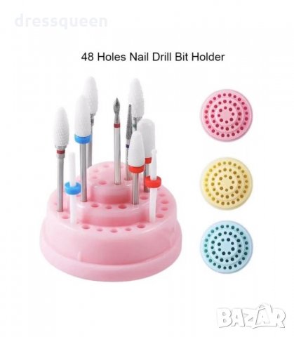 3181 ПОСТАВКА С ГНЕЗДА ЗА НАКРАЙНИЦИ ЗА ПИЛА, снимка 3 - Педикюр и маникюр - 34236631