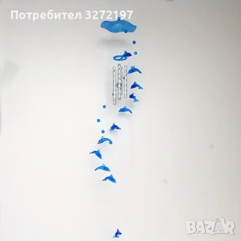 Красиви,Декоративни вятърни камбанки с делфини Wind Chime, снимка 5 - Декорация за дома - 50390873