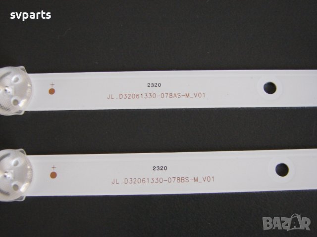 LED ленти за подсветка VESTEL 32'' 6 LED A+B, снимка 2 - Части и Платки - 42806691