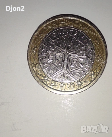 Евро Монета вижда се номинала, снимка 2 - Нумизматика и бонистика - 53131715