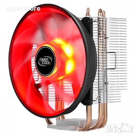 Вентилатор за компютър, Cooler CPU DeepCool GAMMAXX 300R Red, Intel/AMD, SS300361
