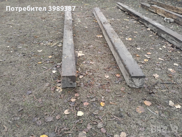 Дървени греди 20х20 см. 4 метра от 1908 година (много добро състояние), снимка 2 - Други стоки за дома - 52639809