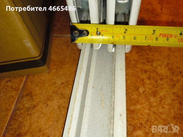 ПВЦ Профил с две плъзгащи врати-224см шир/59см висок, снимка 4 - Дограми - 53067682