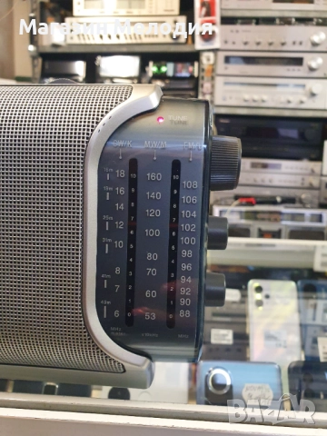 Радио SONY ICF-704S Silver В отлично техническо и визуално състояние., снимка 3 - Радиокасетофони, транзистори - 47337737