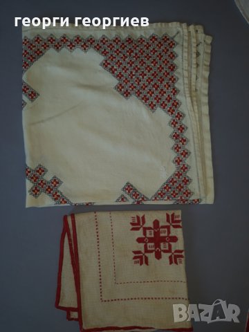 Покривки, ръчна бродерия, българска шевица., снимка 7 - Покривки за маси - 33889916
