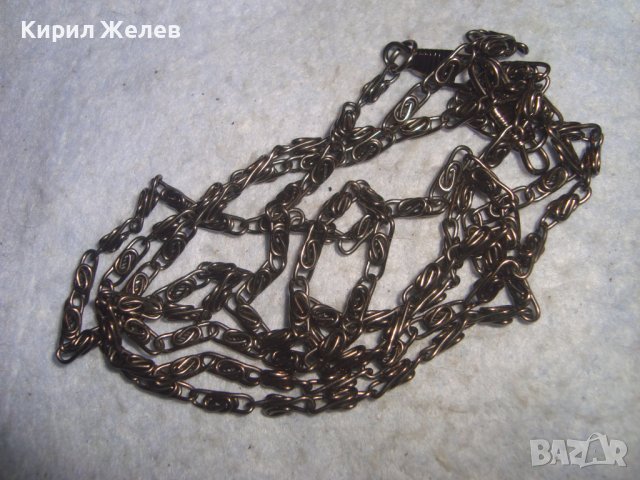 КРАСИВА ЗДРАВА СТОМАНЕНА РЕТРО ПЛЕТКА ВЕРИЖКА СИНДЖИРЧЕ КЮСТЕК 30156, снимка 6 - Колиета, медальони, синджири - 37912740