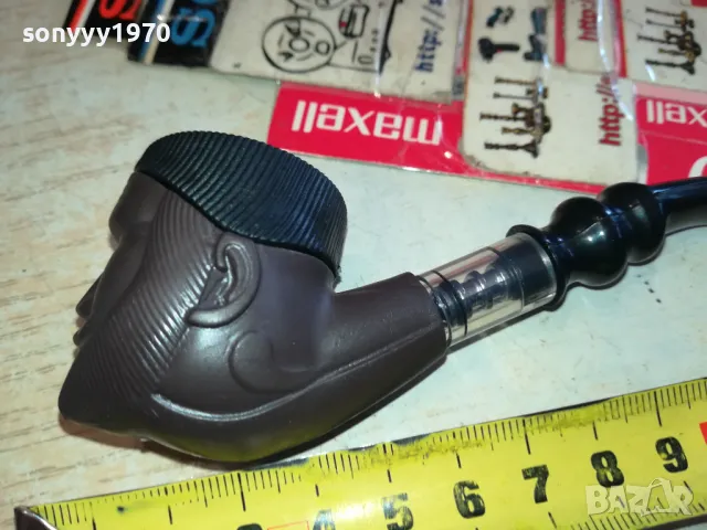 НОВА ЛУЛА-РЕЛЕФНА С ГЛАВА 0603251206, снимка 3 - Лули - 49386354