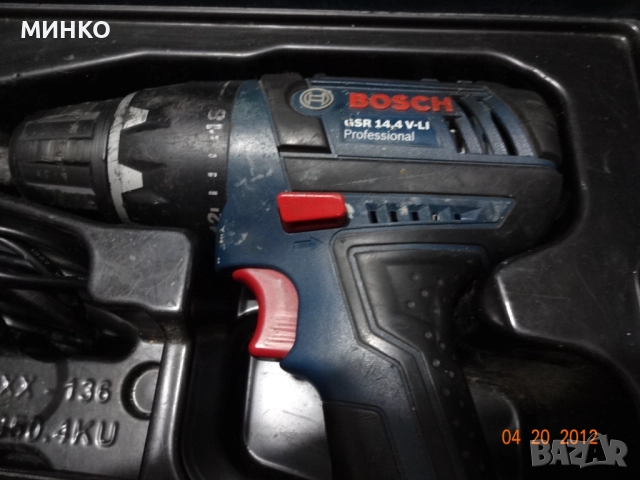 Bosch GSR 14.4  v-li, снимка 2 - Винтоверти - 52671182