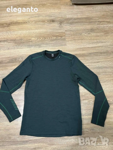Мъжко ! Helly Hansen Warm Ice Crew  MERINO Wool baselayer , S размер, снимка 2 - Спортни дрехи, екипи - 53197500