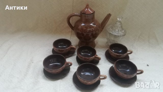 Сервиз за кафе керамика , снимка 1