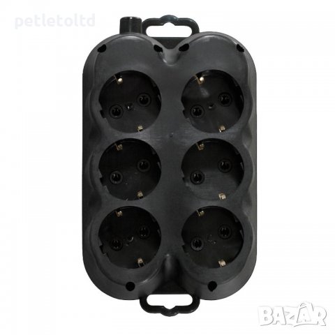 Разклонител 3-ка гумиран 16 А, снимка 2 - Други стоки за дома - 22910684