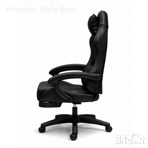 Премиум геймърски стол с масажна функция, поставка за крака и ергономична метална рамка, снимка 6 - Столове - 54154145
