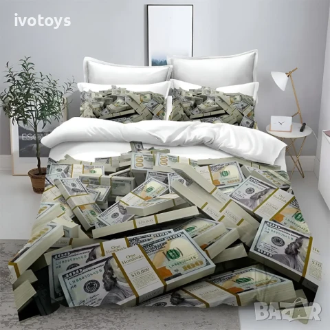 Двулицево спално бельо, 6 части (реално изображение) - Модел WS18088, снимка 1