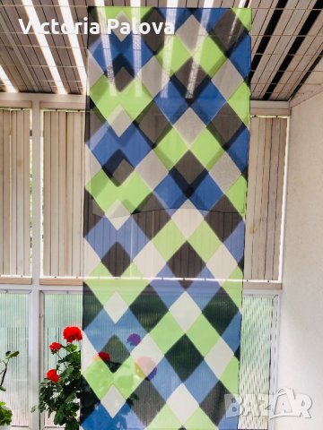 Свеж летен красив копринен шал 150/40см