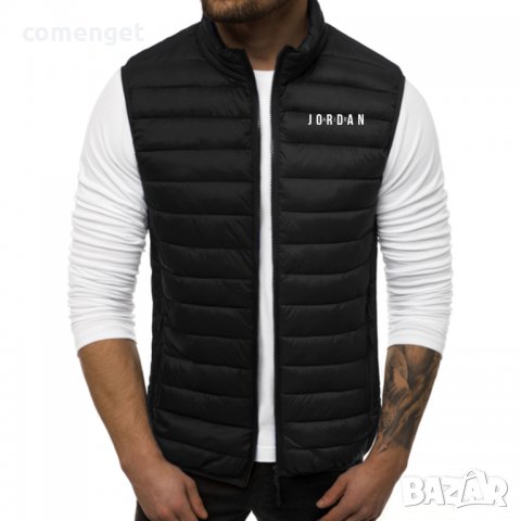 ПРОМО ЦЕНА! Мъжко яке без ръкави / елек, грейка JUST DO IT & AIR JORDAN - 5 ЦВЯТА!, снимка 3 - Якета - 35754056