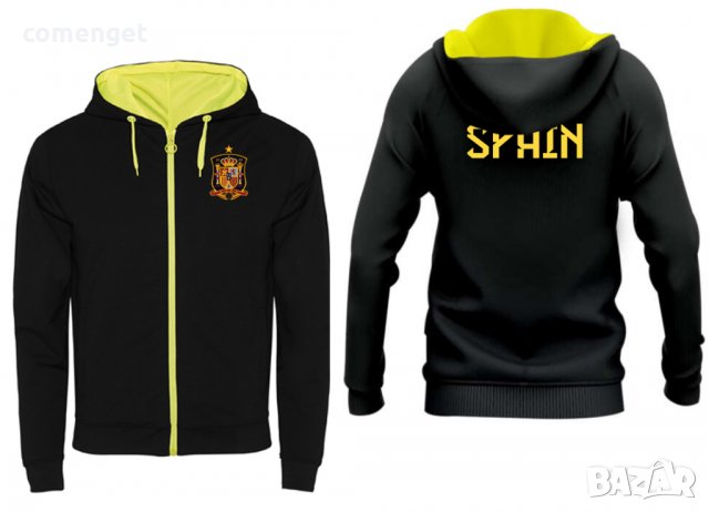 Горнища с цип, zip hoodie BRAZIL / БРАЗИЛИЯ, ИСПАНИЯ / SPAIN, NETHERLANDS, ENGLAND!, снимка 4 - Спортни дрехи, екипи - 38682663