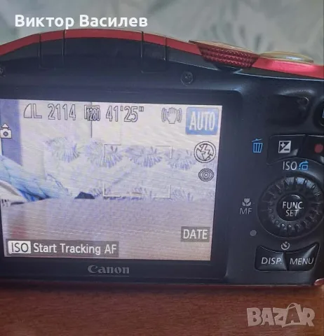 Камера Canon SX150 IS, червена, снимка 3 - Фотоапарати - 56194847