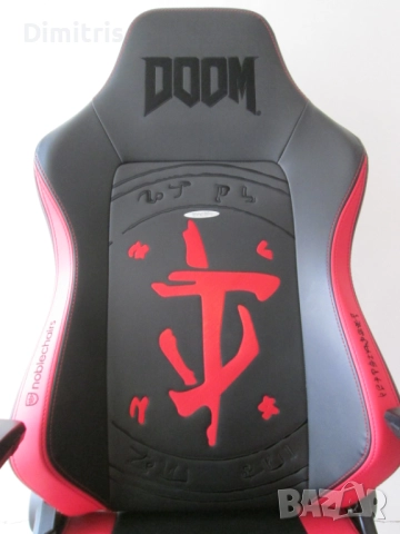 Геймърски стол Noblechairs Hero DOOM Edition , снимка 8 - Столове - 48942636