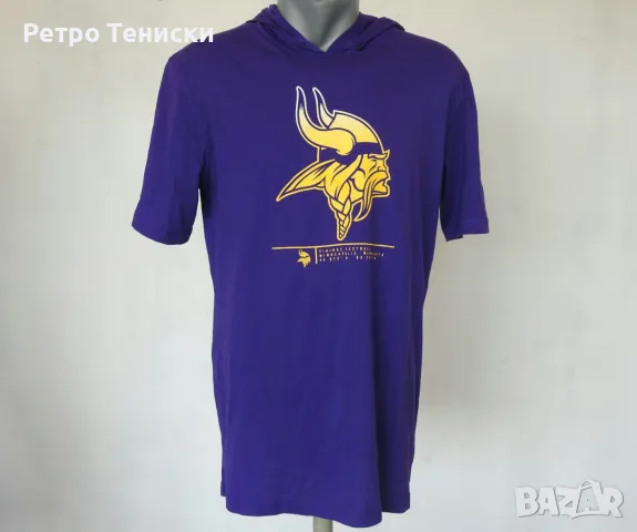 Тениска на Minnesota Vikings • NFL • лилаво • размер L • Мъже