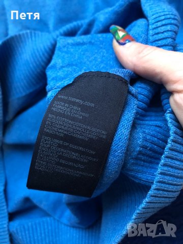 Tommy Hilfiger Еднакви мъжки и дамски  пуловер в синьо, снимка 4 - Пуловери - 34500530